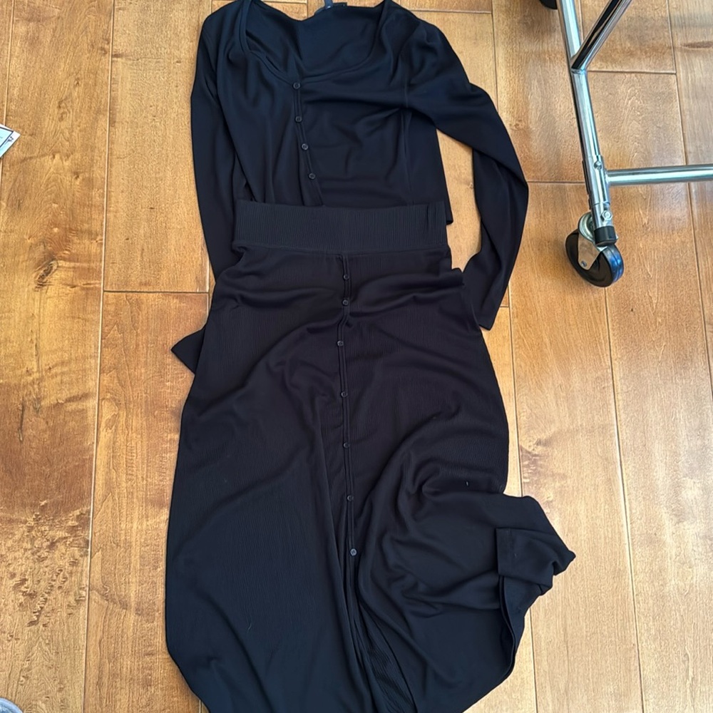 Grade and gather set black